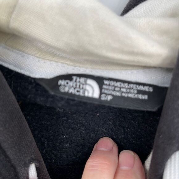 The North Face Black Raglan Sleeve Drawstring Avalon Pullover Hoodie Size S/P - Picture 3 of 7